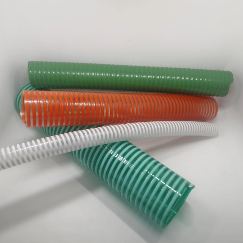 Water discharge PVC suction hose factory